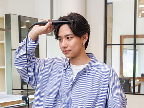 フェザーショート スタイル方法写真:01