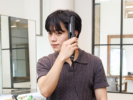 シースルーマッシュ スタイル方法写真:02