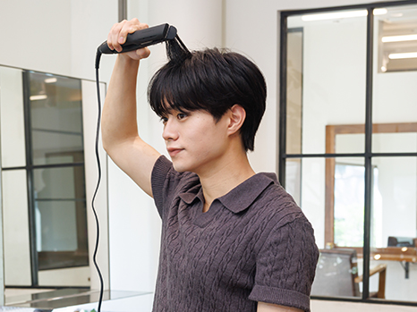 シースルーマッシュ スタイル方法写真:03