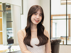 シースルー前髪