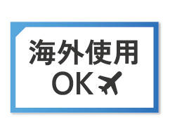 イメージ:海外使用OK※