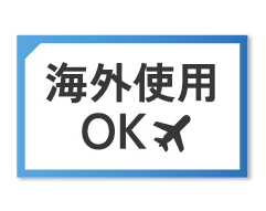 イメージ:海外使用OK※