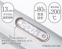 イメージ:細かい温度調節