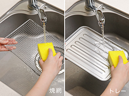 イメージ:水洗い可能