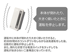 イメージ:二重安全転倒スイッチ