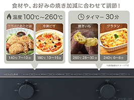 イメージ:多彩な料理に
