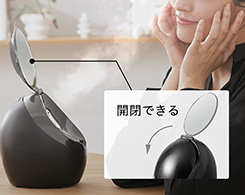 イメージ:開閉できるミラー付