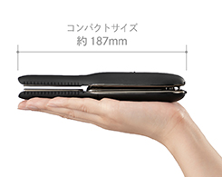 イメージ:約187mmのコンパクトサイズ