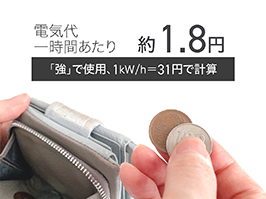 イメージ:お財布にやさしい