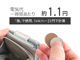 イメージ:お財布にやさしい