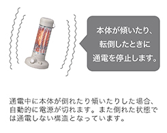 イメージ:二重転倒安全スイッチ