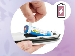 イメージ:充電池取り外し可能