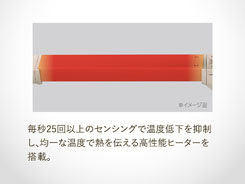 イメージ:高性能ヒーター