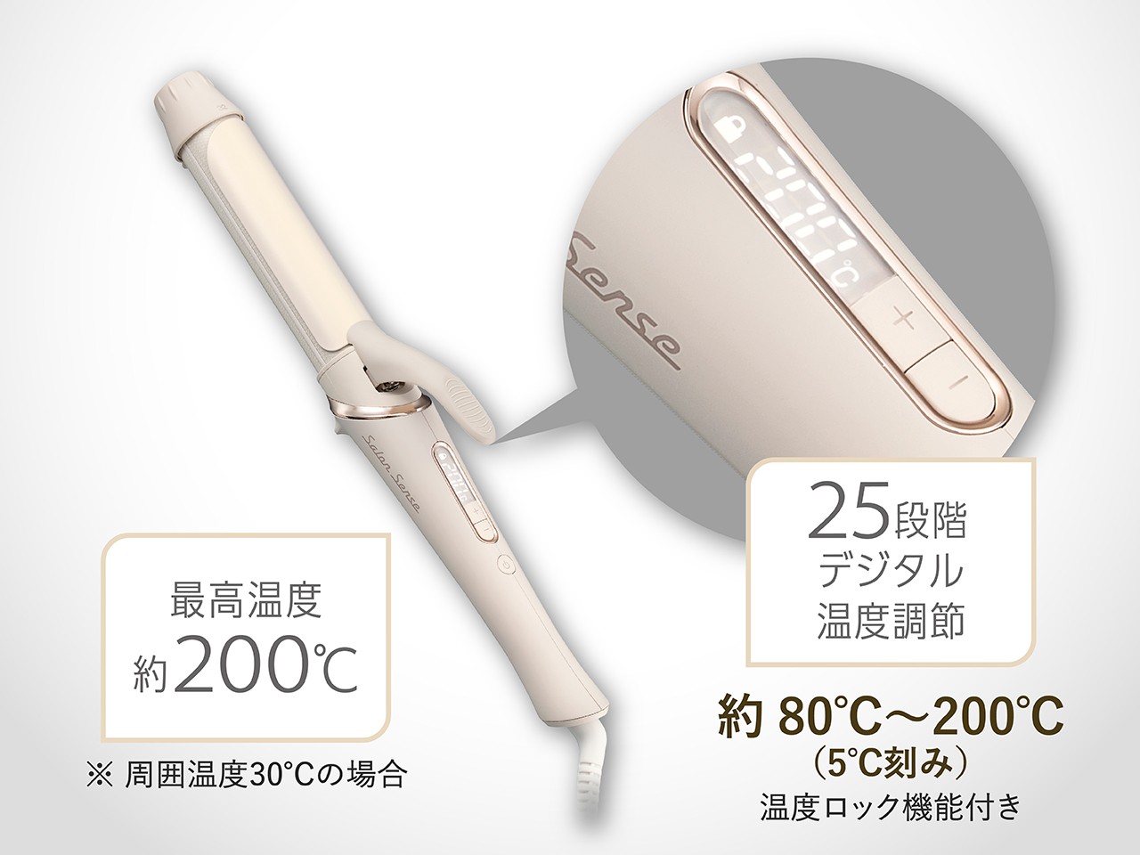 イメージ:幅広い温度設定