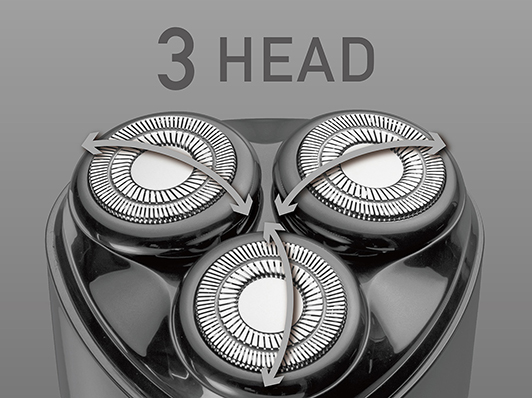 イメージ:3ヘッド回転刃