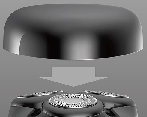 イメージ:マグネット着脱式キャップ