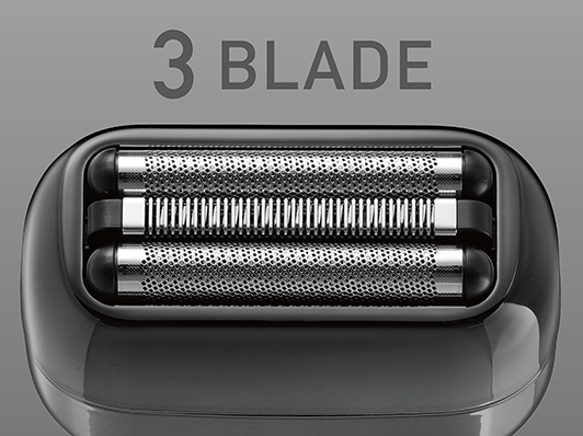 イメージ:往復式3枚刃