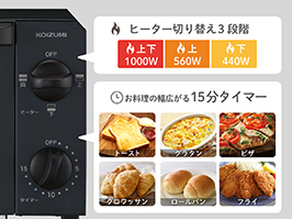 イメージ:温度調節3段階
