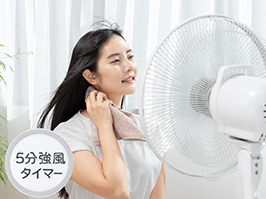 イメージ:5分強風タイマー