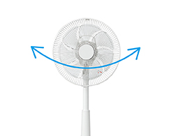 イメージ:左右自動首振り