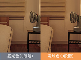 イメージ:やさしく照らすアンビエントライト