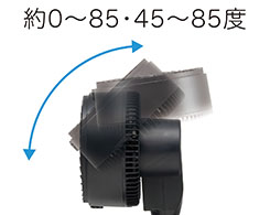 イメージ:上下自動首振り