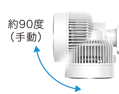 イメージ:上下手動首振り
