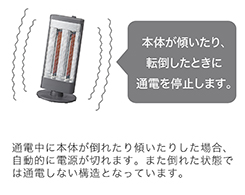イメージ:二重転倒安全スイッチ