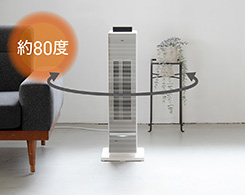 イメージ:自動首振り