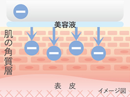 イメージ:角質層まで浸透する保湿ケア