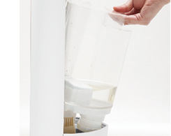 イメージ:取り外せる給水タンク