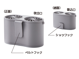 イメージ:使い方広がる2種類のフック