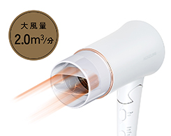 イメージ:大風量2.0㎥／分